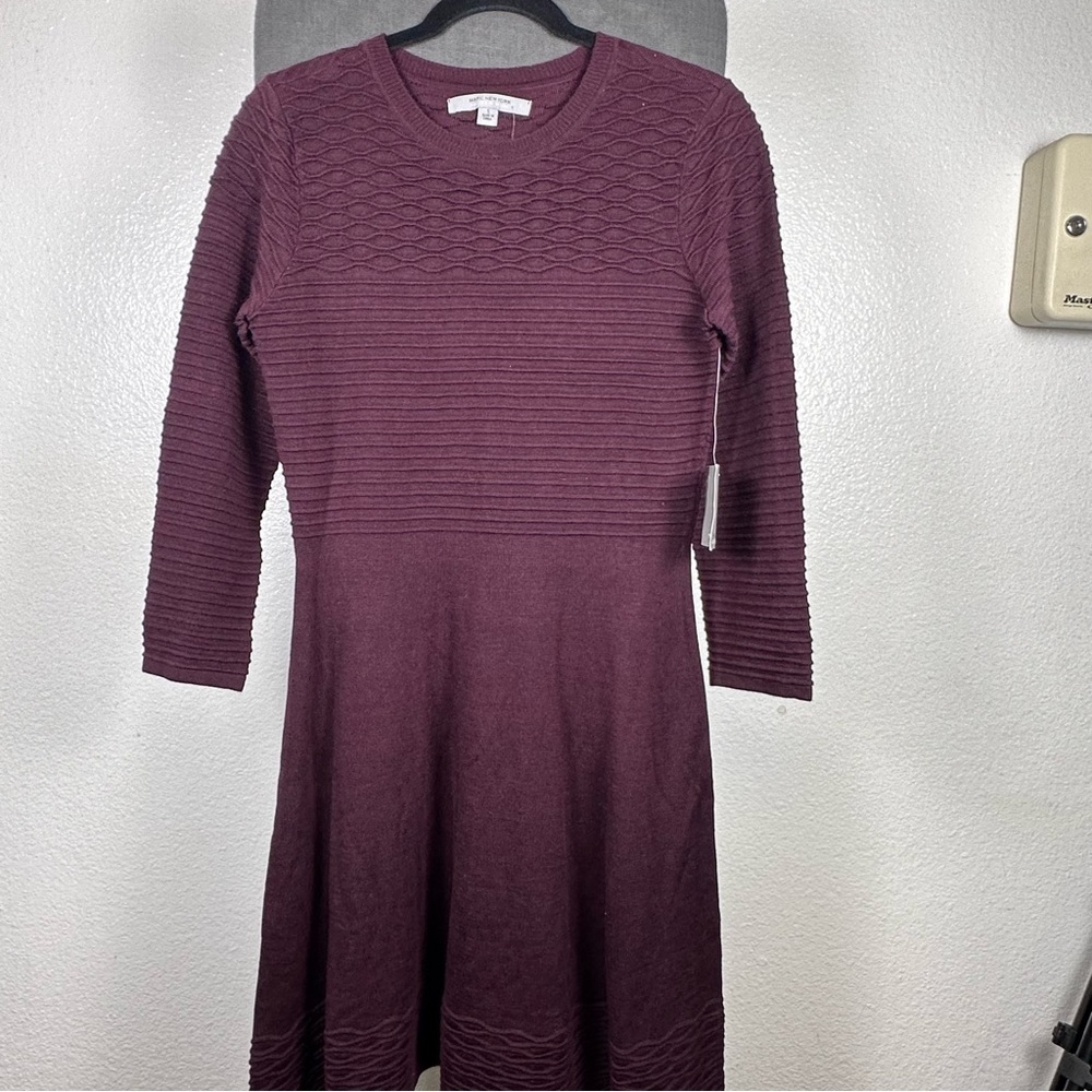 Marc New York Plum‎ Knit Dress